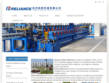 Tablet Screenshot of chinarollformingmachines.com